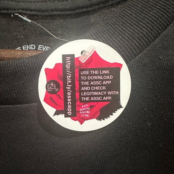 ANTI SOCIAL SOCIAL CLUB T-shirt - nevermind tee - Picture 7 of 8